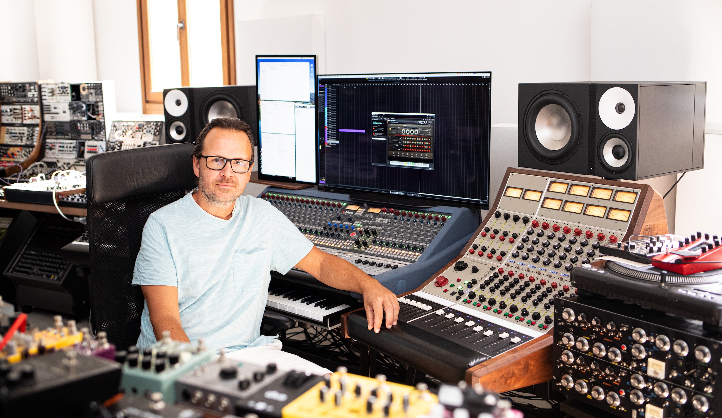 Tobias Menguser in his studio